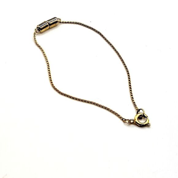 Gold Necklace Extender with 2 sliders 6.5in to 3.5in - Picture 1 of 2